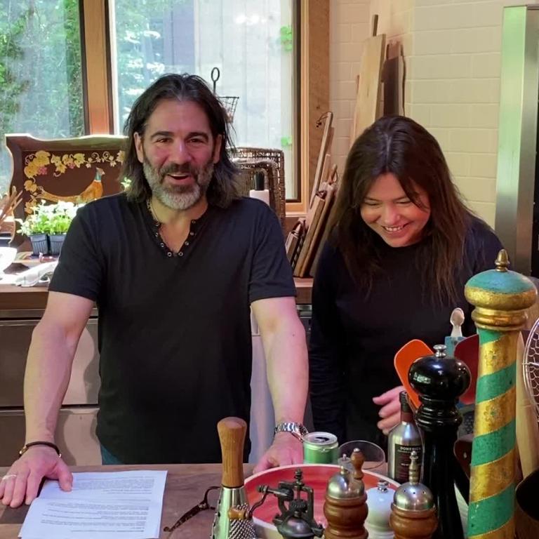 Rachael Ray and John Cusimano at home