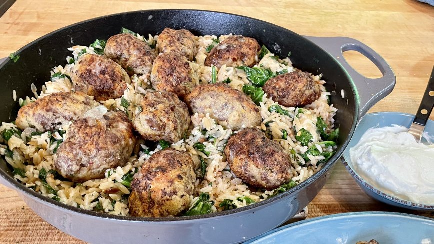Baby Greek Meatballs