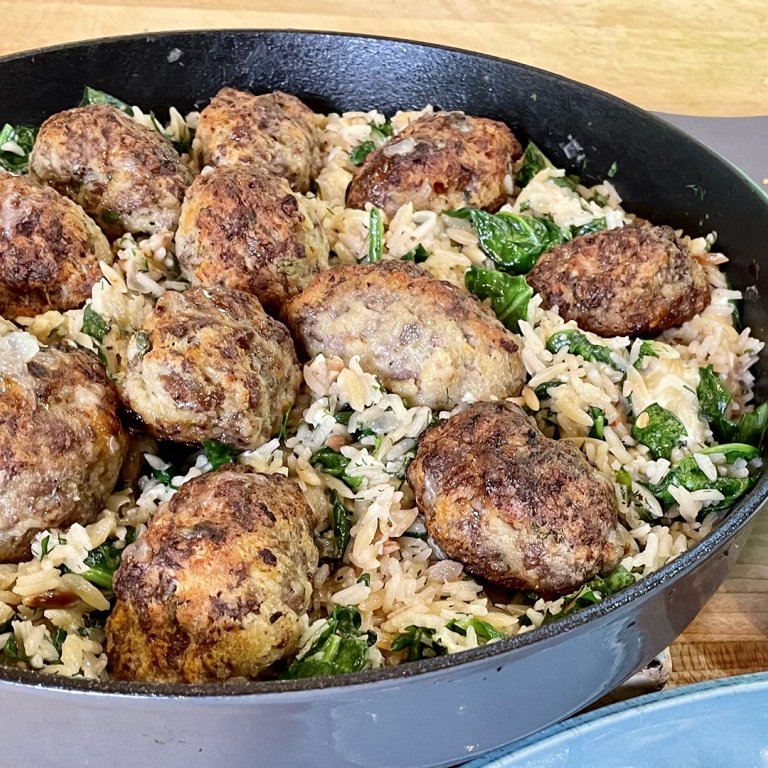 Baby Greek Meatballs