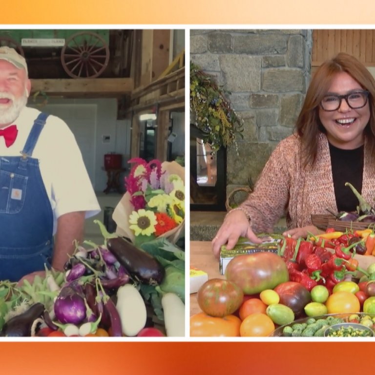 Farmer Lee and Rachael Ray