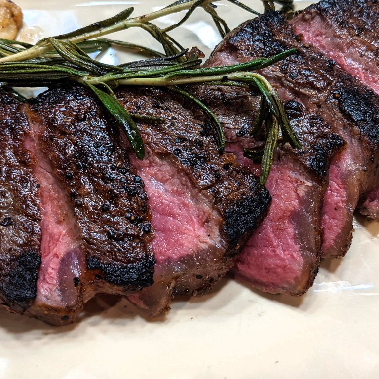 Tagliata (Italian for Sliced Steak) with Arugula