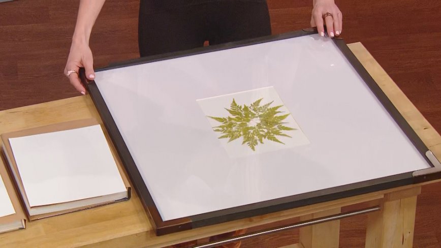 DIY leaf art