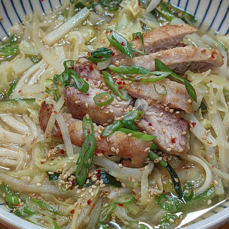 Korean-Style Chicken Noodle Soup