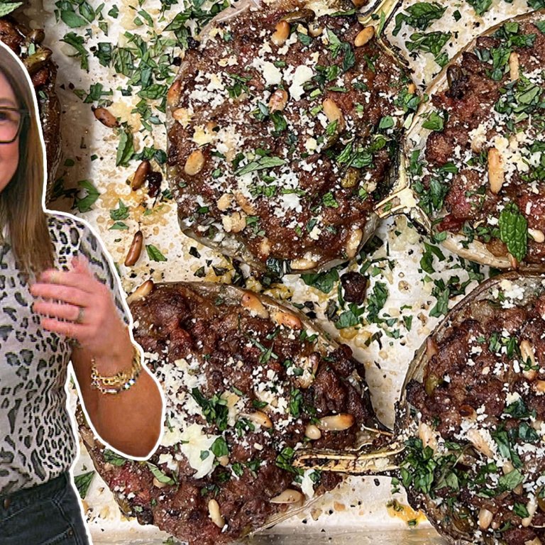 Stuffed Eggplant | Rachael Ray