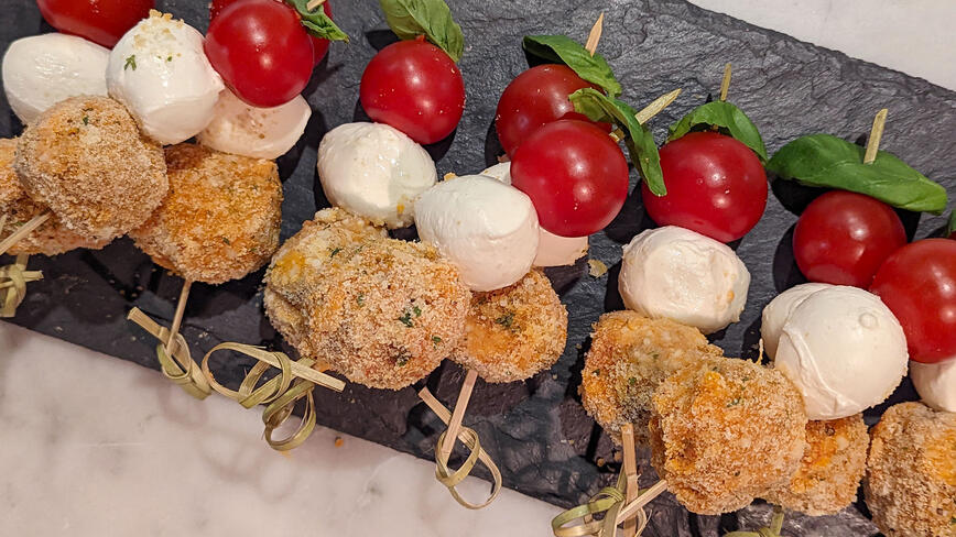 Meatball Fondue Skewers