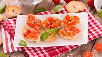 Cherry Tomato Bruschetta