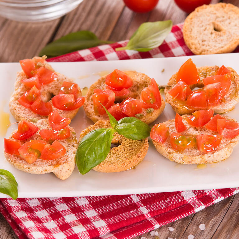 Cherry Tomato Bruschetta