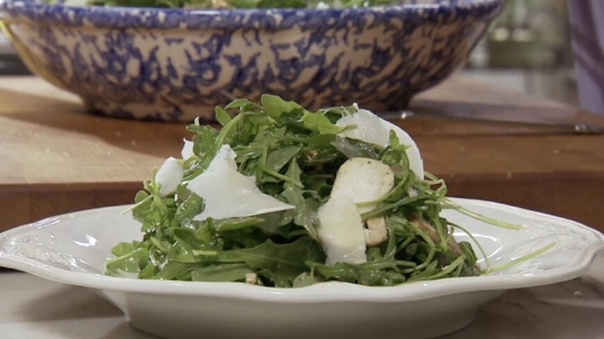 Arugula Salad with Porcini Mushrooms