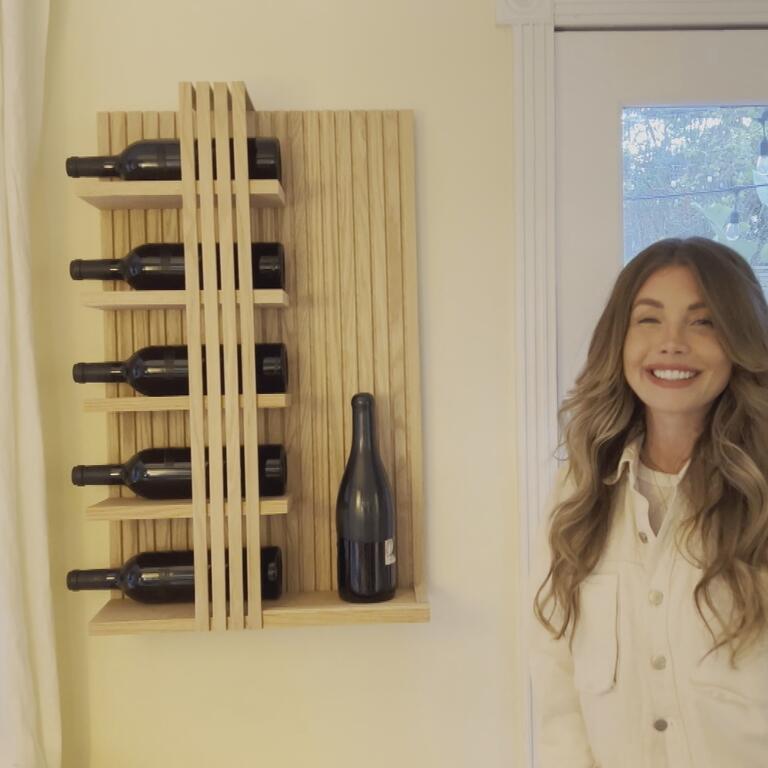 diy wine rack