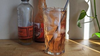 Hot Rock Whiskey Fizz