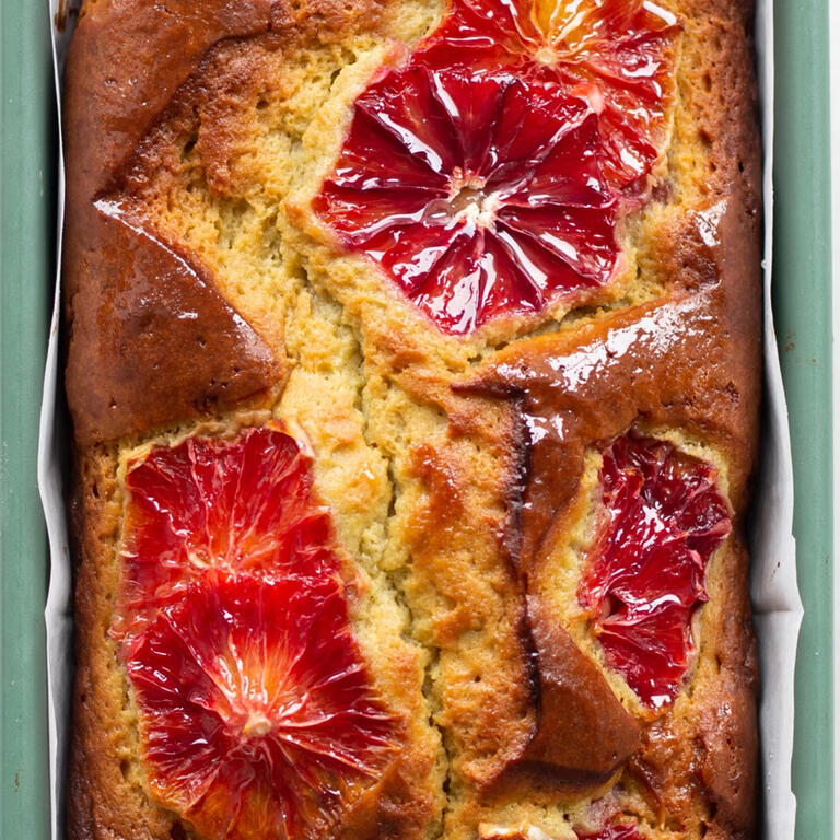 Blood Orange Olive Oil Cake With Thyme 