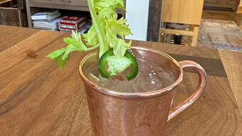 Celery Margarita Inspired by Cel-Ray Soda