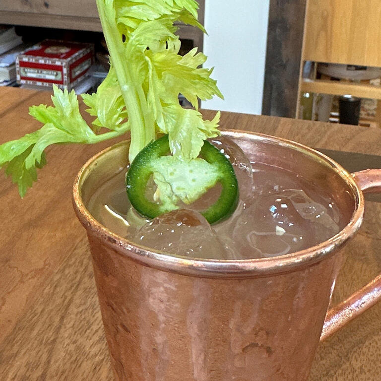 Celery Margarita Inspired by Cel-Ray Soda