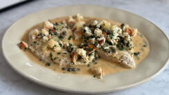 Chicken and Lobster Piccata