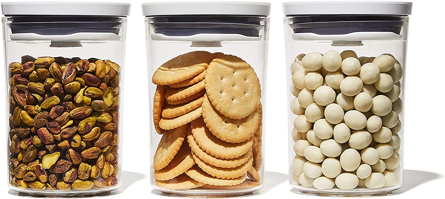  OXO Good Grips 3-Piece Mini Round POP Canisters
