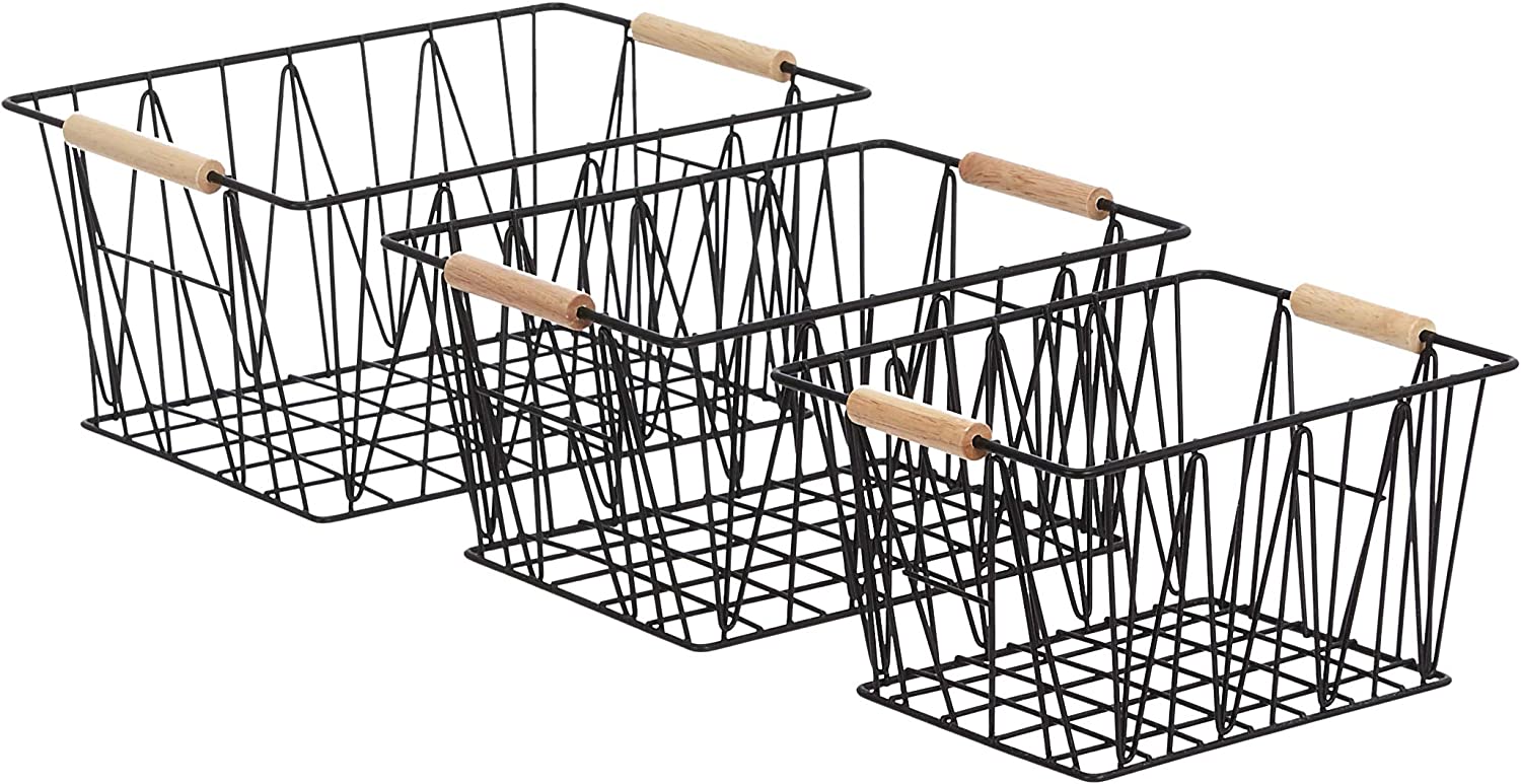 Amazon Basics Wire Storage Baskets
