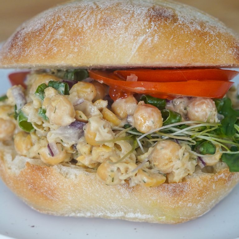 Smashed Chickpea Salad Sandwiches