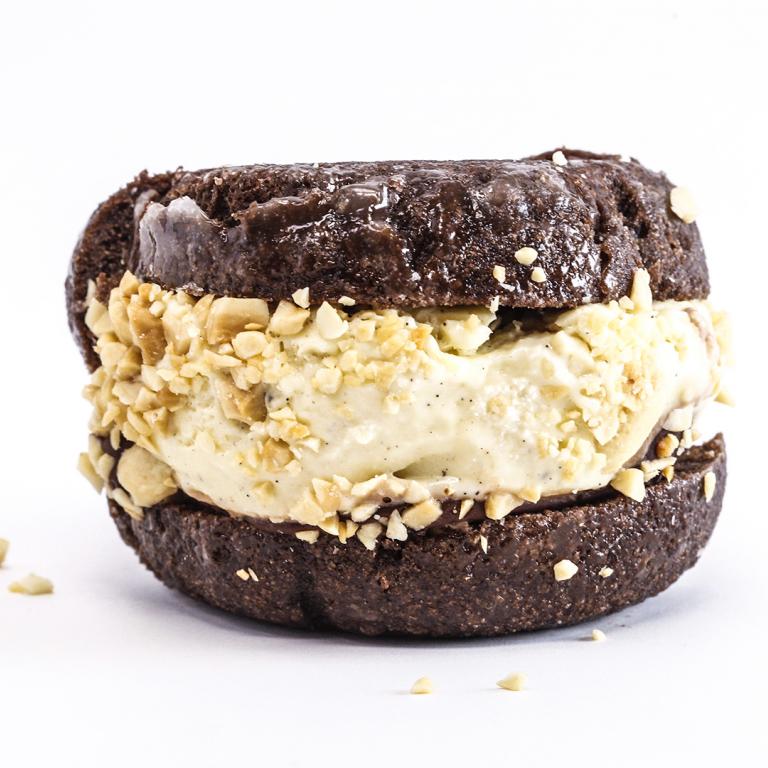 Donut Ice Cream Sandwich