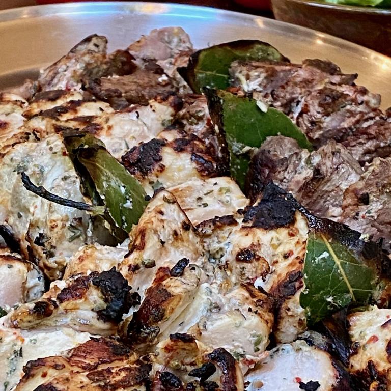 lamb or chicken kebabs