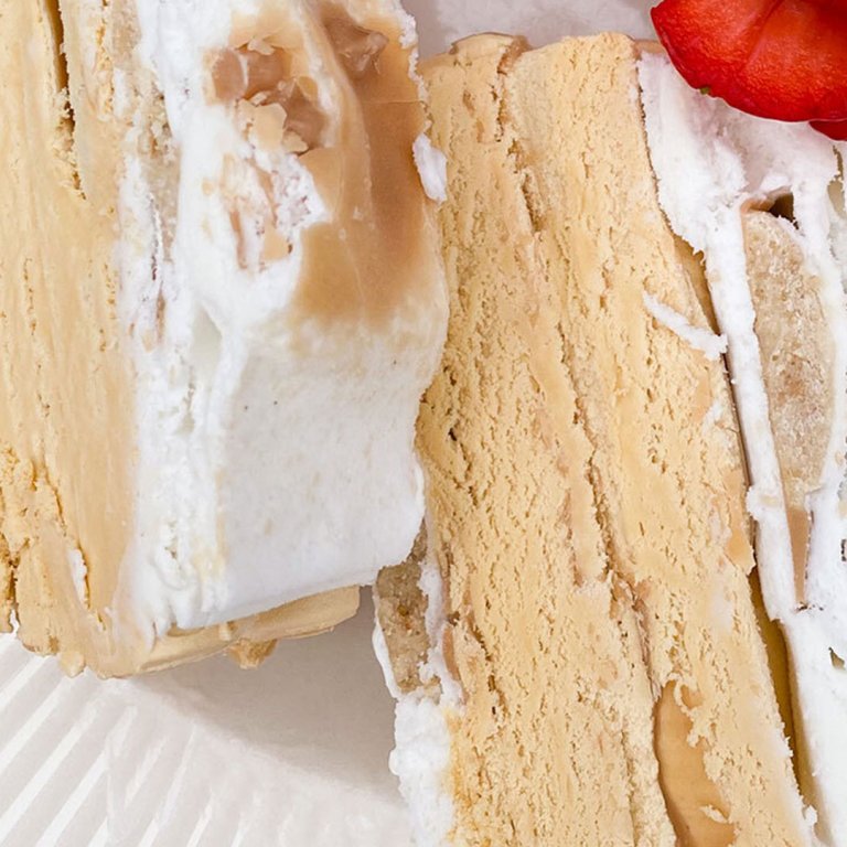 peanut butter banana ice cream cake