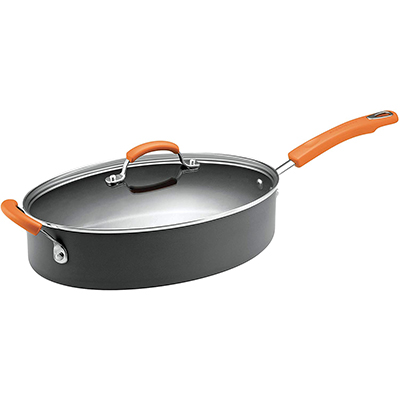 Rachael Ray Hard Anodized Nonstick Saute Pan - 5 Quart