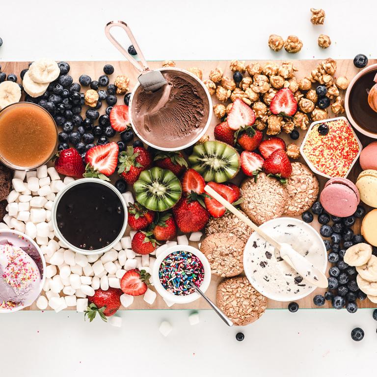 Ice Cream Sundae Board