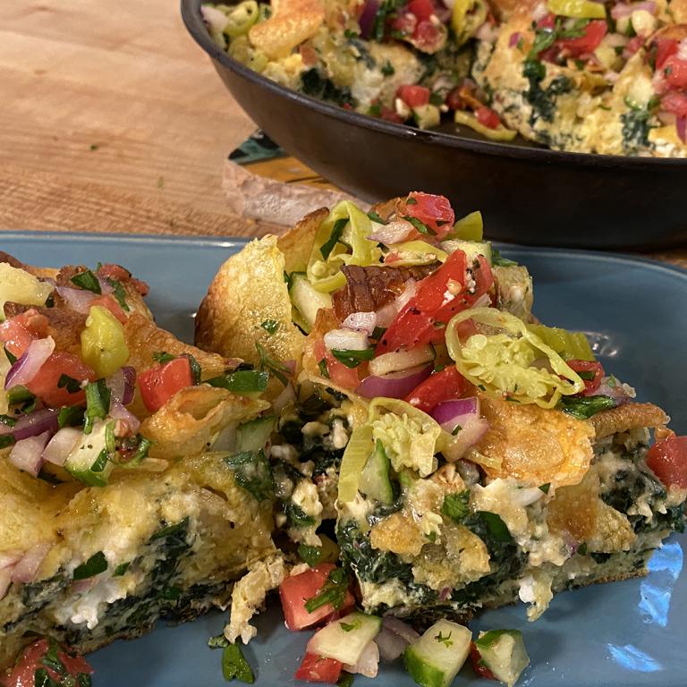 Spanakopita-Inspired Frittata