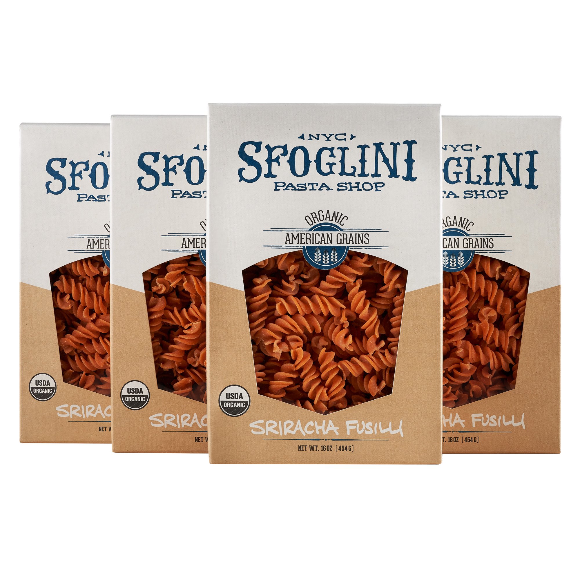 sriracha fusilli