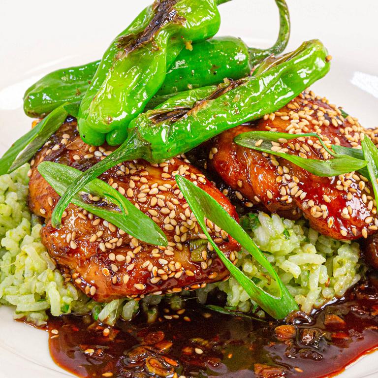 sticky chicken rice