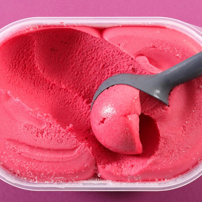 Open Ice Cream with Scoop