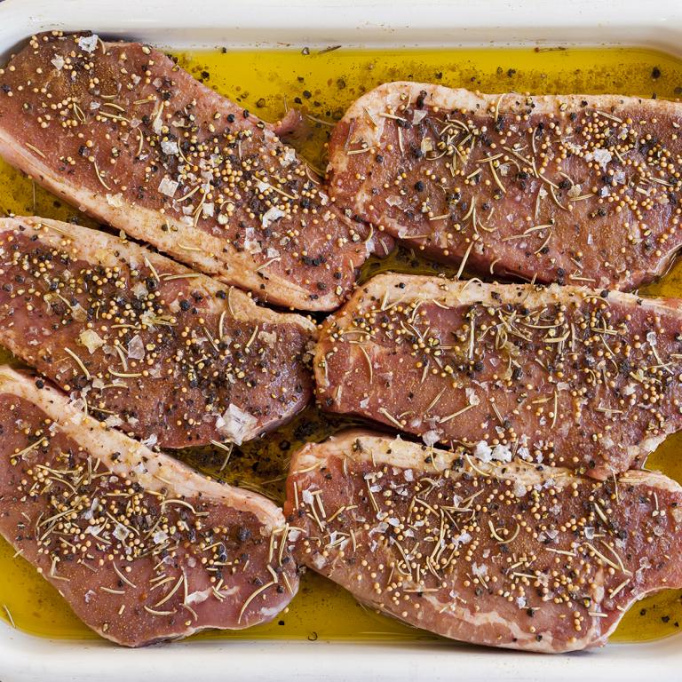 Marinating Steak