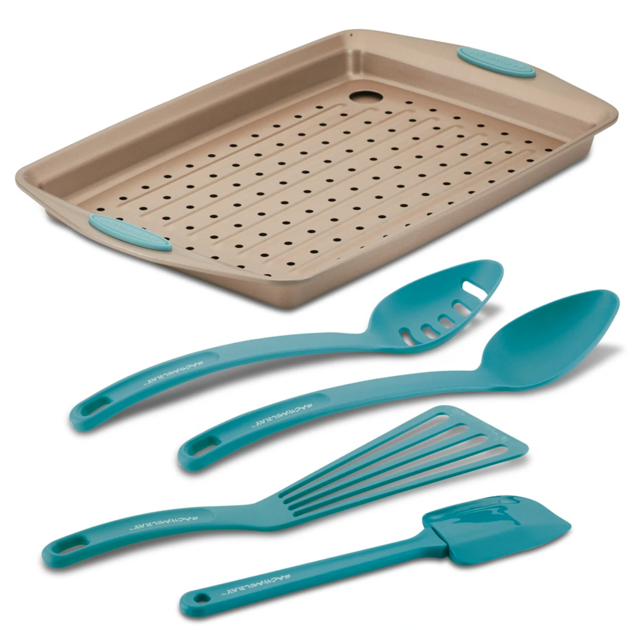 Baking Sheet with Crisper Insert and Utensils